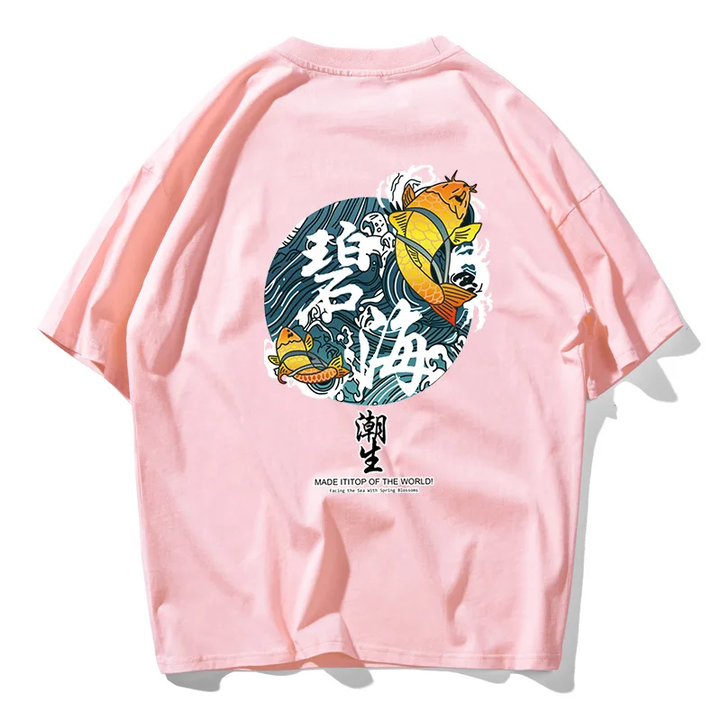 Мужская футболка из 100% хлопка высокого качества китайский ветер смешная птица