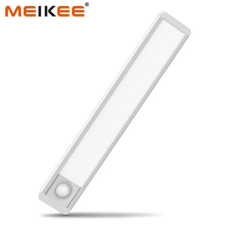 Ультра-тонкий светодиодный ночник с ИК-датчиком движения 24 см перезаряжаемый