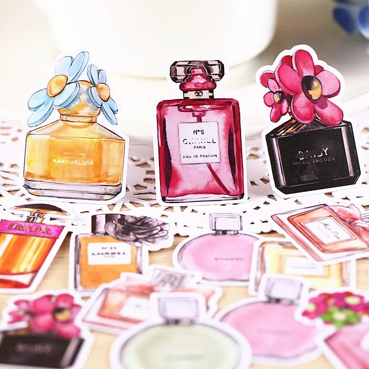 Модная одежда для девочек школьная сумка духи обувь наклейки водонепроницаемый