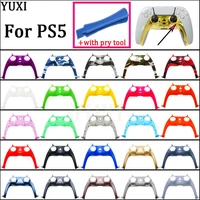 yuxi for ps5 controller joystick handle decorative strip for ps5 decoration strip gamepad shell cover