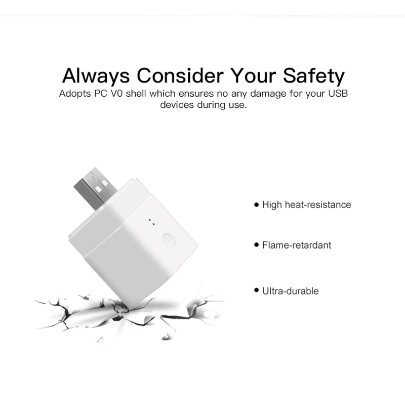 Беспроводной usb адаптер Sonoff Micro 5 В гибкий и портативный делает устройства умными
