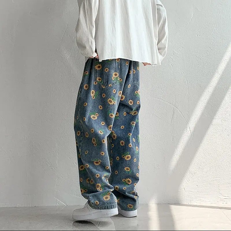 Деним ropa Blue Свободные 2xl большого размера плюс размер Высокая талия джинсы