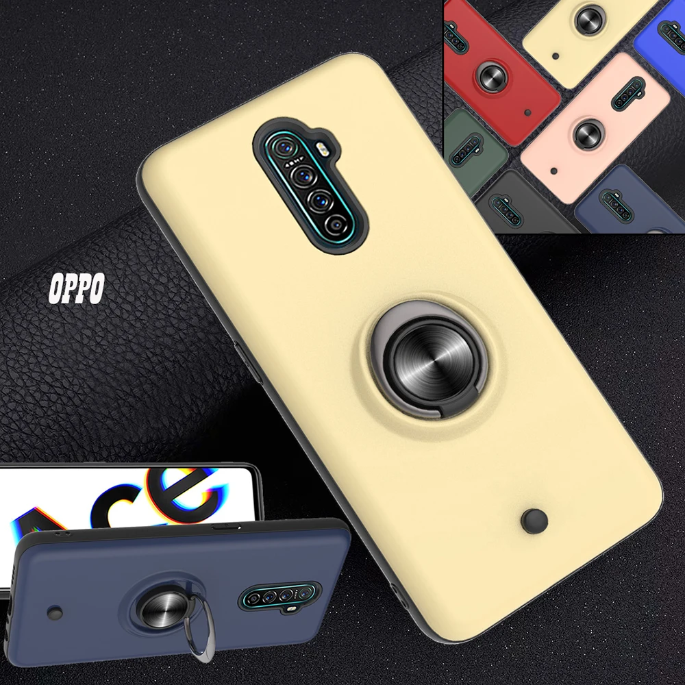 Противоударный портативный защитный чехол с вращающейся подставкой для OPPO A5/A9 2020