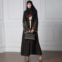 long clothes woman muslim fashion flower hollow out long dresses muslim womens ropa de mujer oto%c3%b1o 2021 invierno 2022 cm128