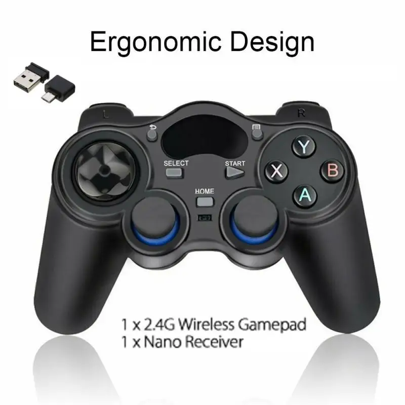 Беспроводной геймпад для телефона Android/ПК/PS3/ТВ приставки джойстик 2 4G USB ПК