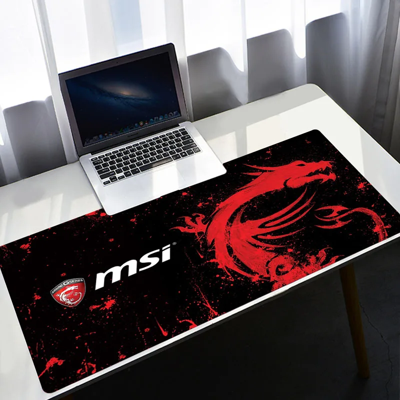 msi gaming mouse pad large mouse pad gamer big mouse mat for pc computer mousepad xxl carpet surface mause pad keyboard desk mat free global shipping