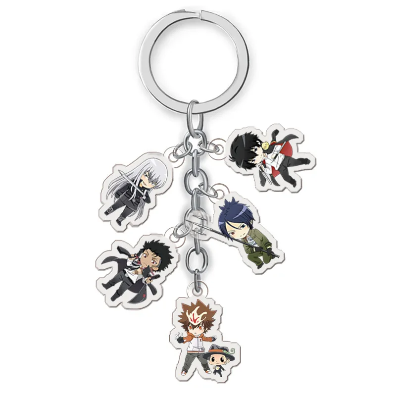 Брелок для ключей с аниме Hitman Reborn мультяшная фигурка Tsunayoshi кёя Хибари Hayato