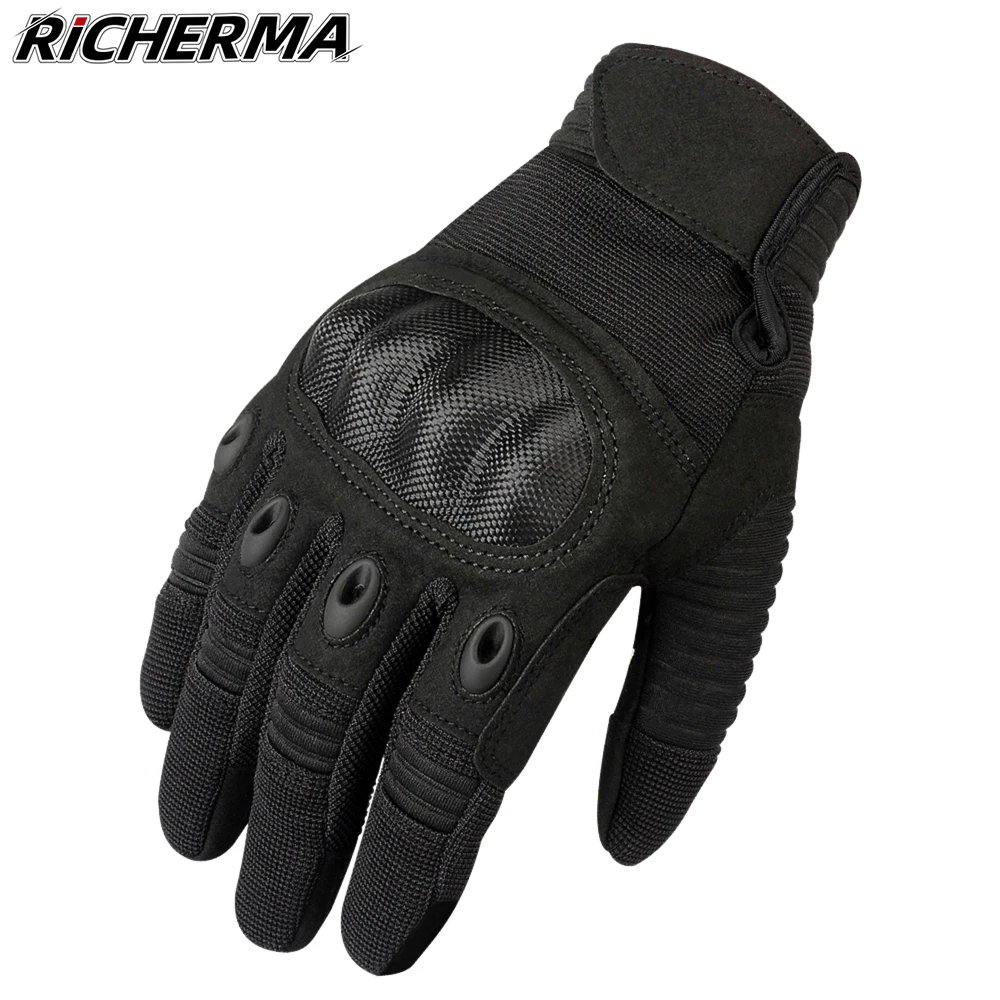 

Зимние мотоциклетные перчатки, черные защитные перчатки с твердыми костяшками для мужчин и женщин, прочные тактические перчатки для сенсор...