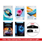 100 шт. Солнечная гибкая Гидрогелевая пленка, Женская фотопленка, режущая машина для авто, фотопленка с передним экраном