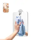 Акриловое противотуманное зеркало для душа 13 х17 см, безтуманное противотуманное зеркало для ванной комнаты, дорожное мужское зеркало для бритья, удобное использование