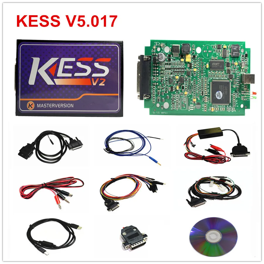 Новейший программатор Kess V2 V2.3 5 017 OBD2 + 7 020 FW K TAG ECU FGTECH Galletto 4 Master v54 светодиодный BDM