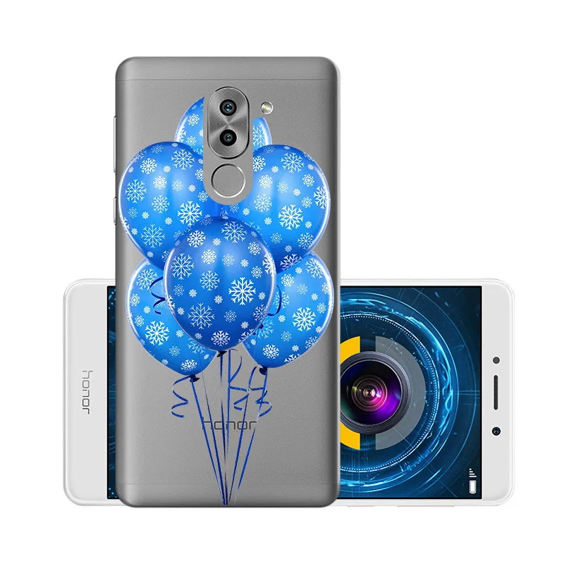 W030 Мягкий чехол из ТПУ, чехлы для huawei Honor 6X, силиконовый прозрачный чехол для huawei GR5, BLL-L21 BLN-AL10 Honor6X mate 9 Lite - Цвет: W030
