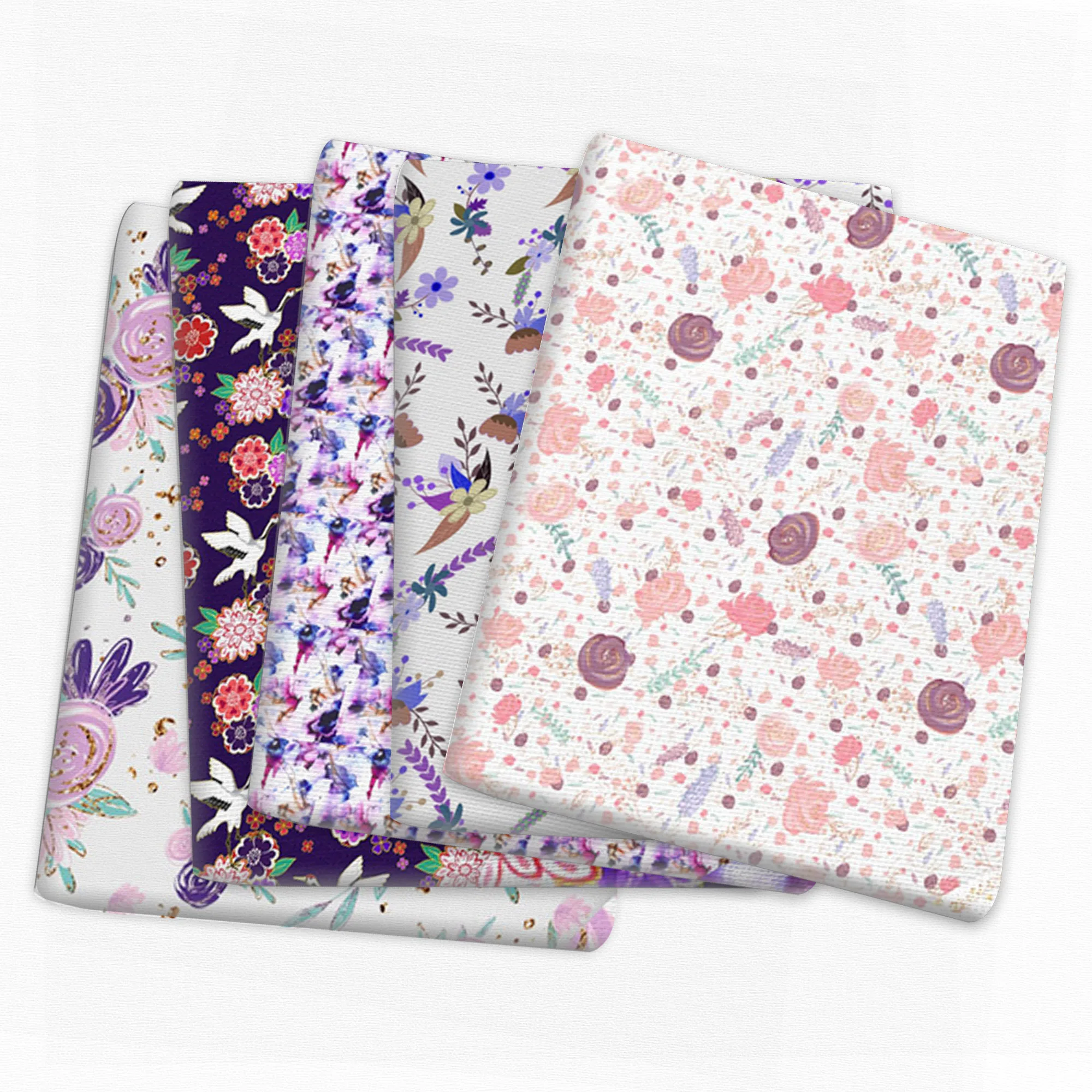 Цветочный принт полиэстер хлопчатобумажная ткань детский домашний текстиль