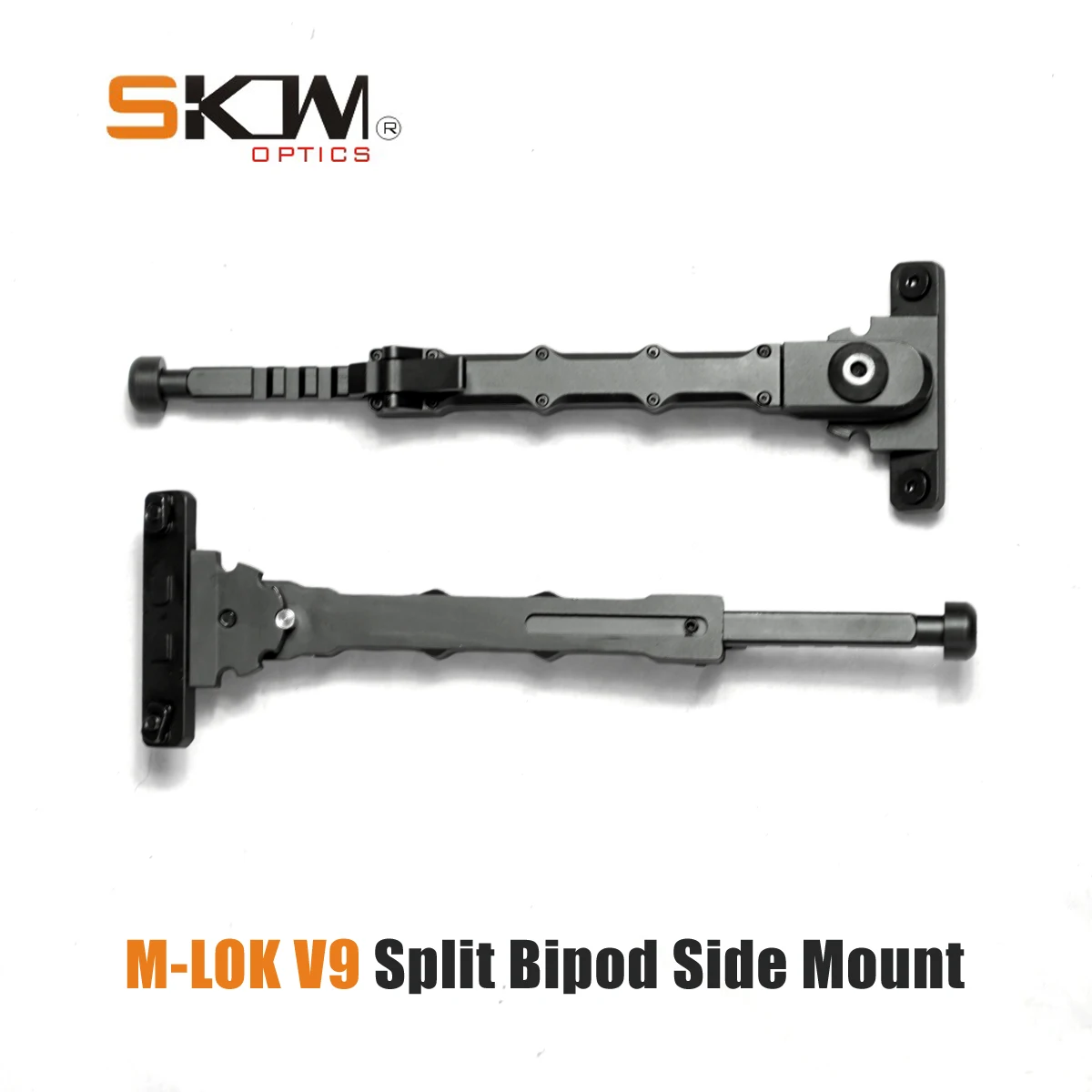 

SKWgear 7.5"to 9" M-LOK V9 Bipod Side Mount Mlok Split Adjustable Side Folding Legs