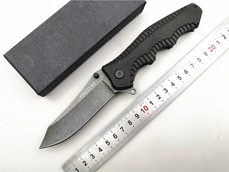 Складной нож FOX с лезвием 440C и рукояткой из G10 Универсальный Карманный складной