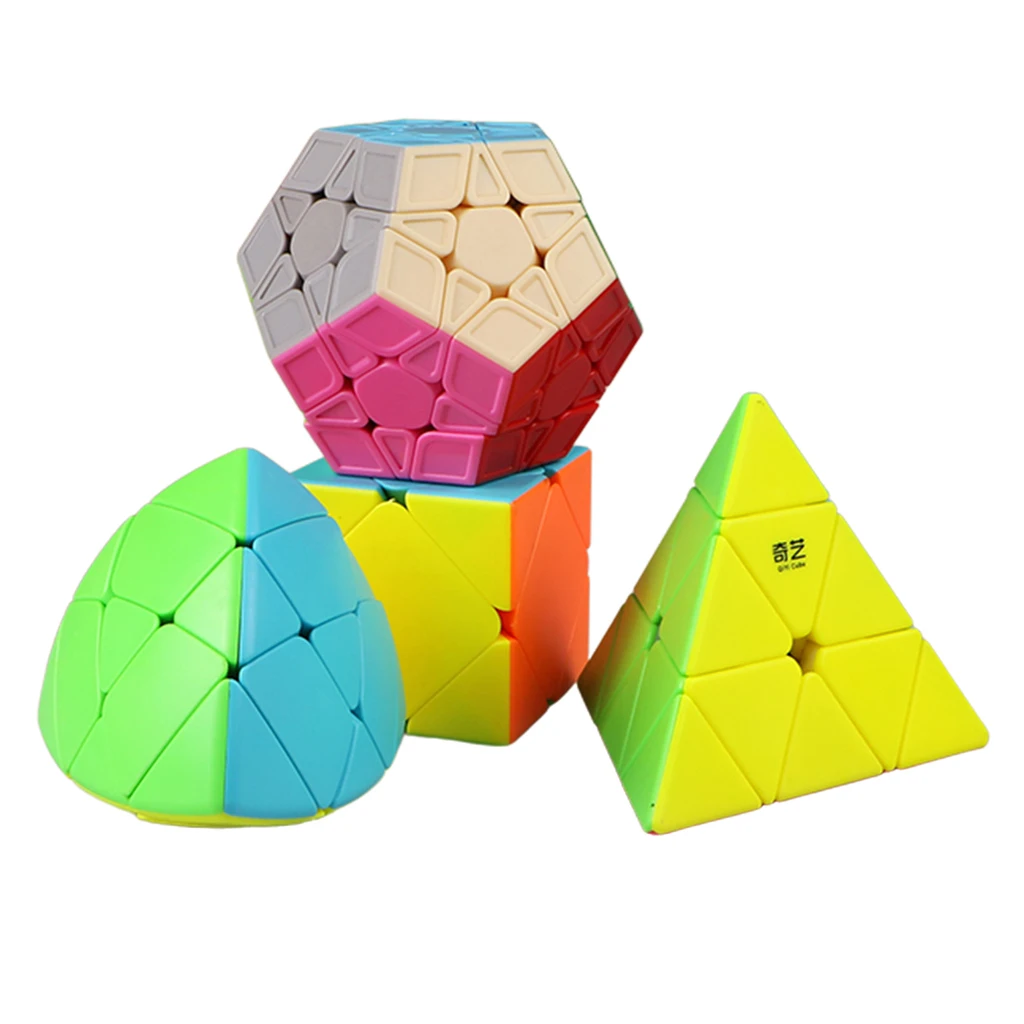 

Пластиковый скоростной куб-головоломка антистресс IQ для начинающих, 4 раза