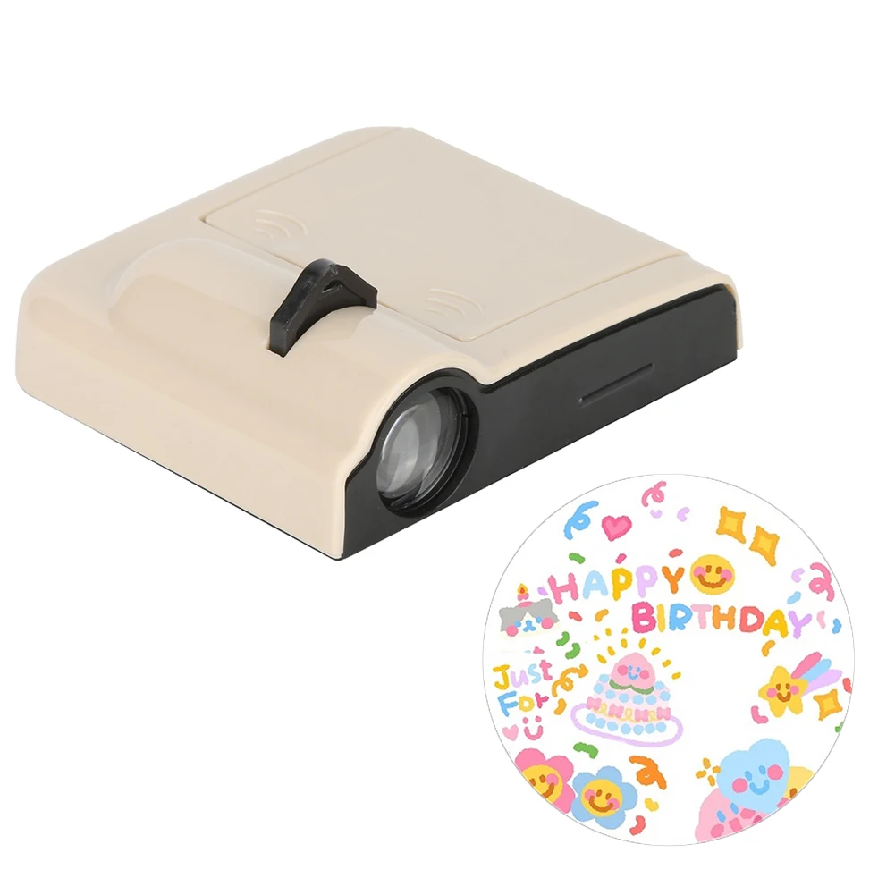 

Kids Children Birthday Gift Party Decorate Birthday Projector Light Happy Birthday LED Photo Projection Atmosphere Night Light