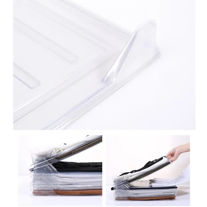 10 шт. футболка Одежды Органайзер шкаф для хранения одежды организации системы