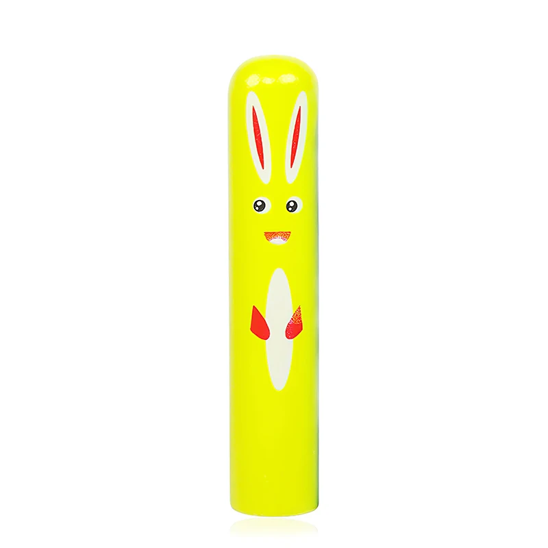 

Wood Rabbit Bouncing Stick Pop_up Toy Wooden Children'S Educational Toy Early Education
