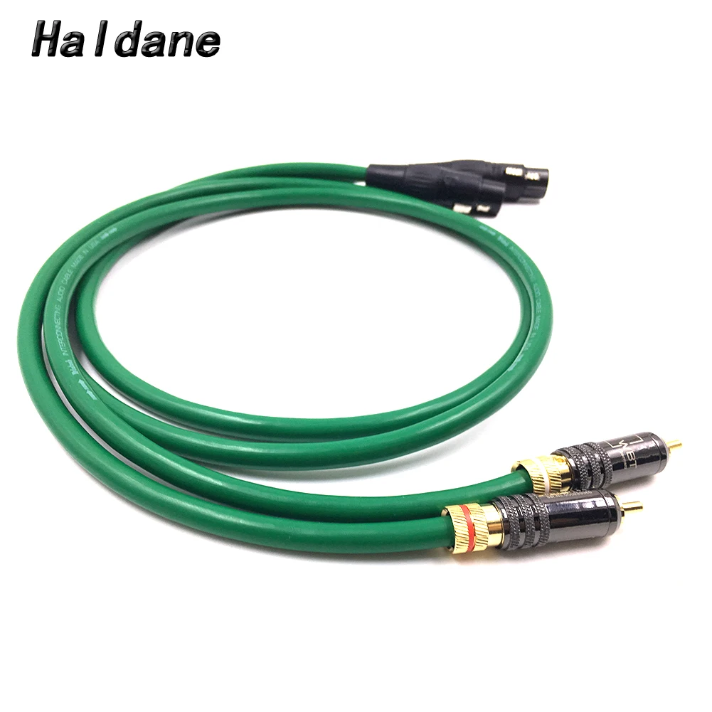 Холдейн пара Type WBT 0144 RCA к XLR Сделано в Китае сбалансированный аудио кабель штекер