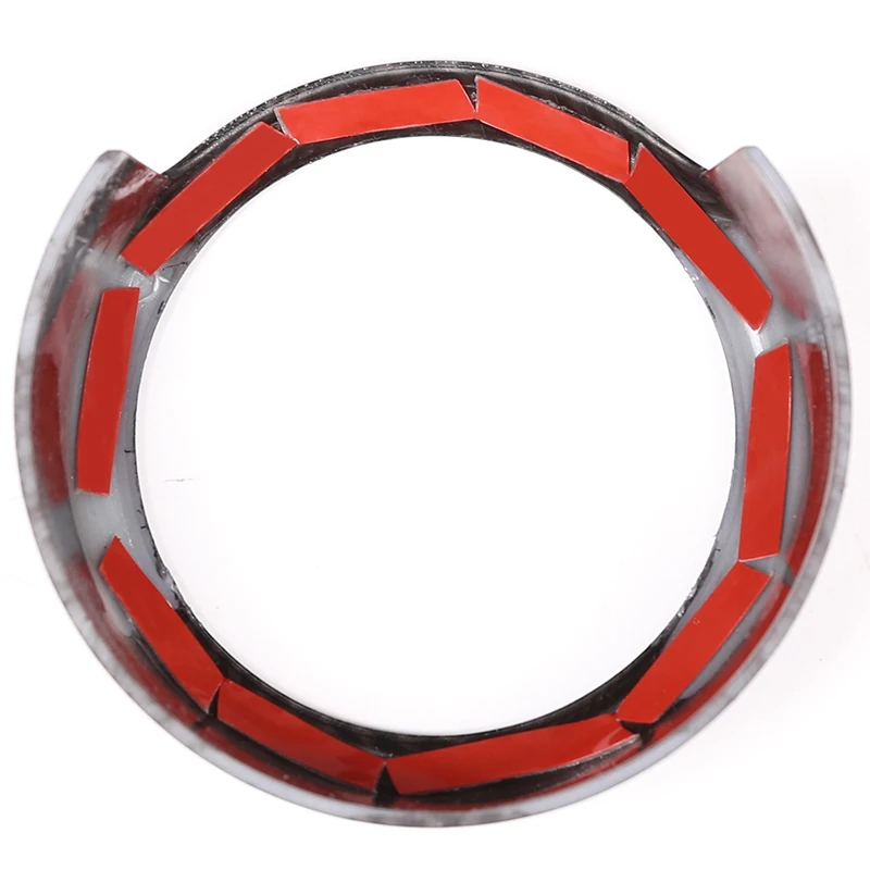 ABS углеродное волокно задняя решетка Передняя Решетка Логотип декор кольцо