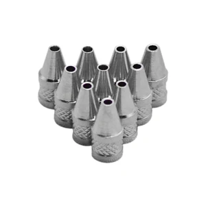 Наконечники для паяльника 10 шт.компл., 1 мм, 2 мм, металлический наконечник для пайки, сварочный наконечник для электрического вакуумного припояотсоса для распайки