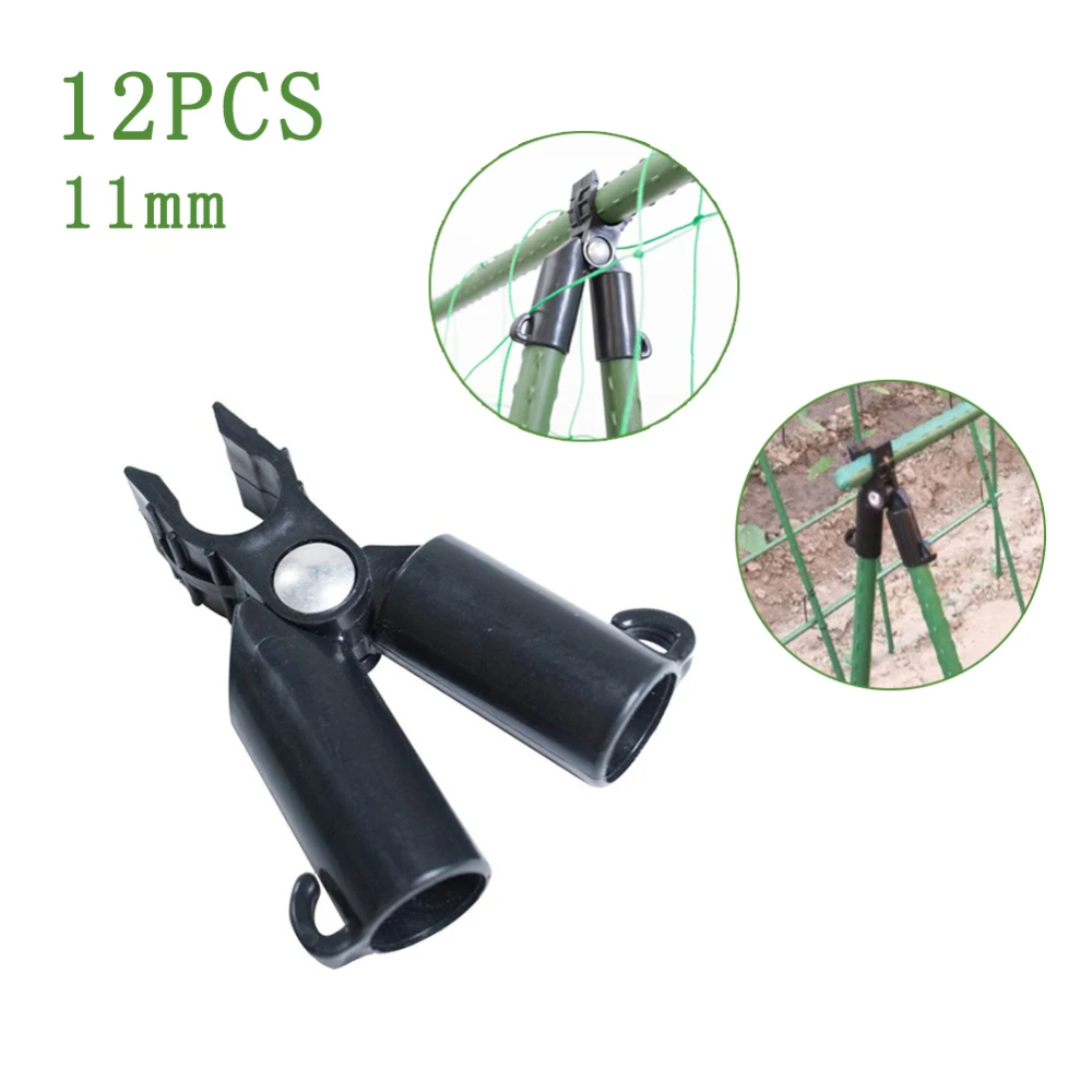 

12pcs Plant Support Awning Pillar Accessories A-type Clip Quickly Set Up Climbing Vine Bracket Shelf Connector Fastener