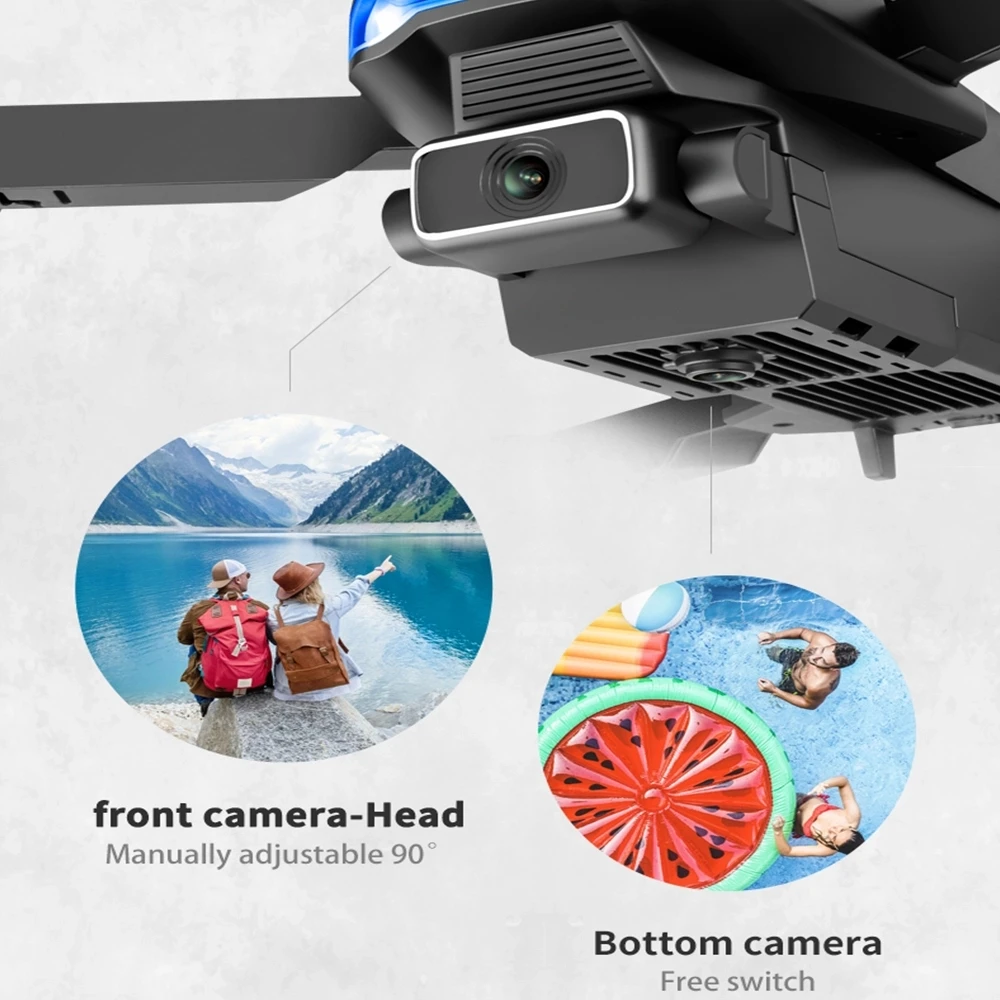 2021 Новый мини-Дрон S89 4k профессиональный HD Pix двойная камера 1080P FPV Дрон складной