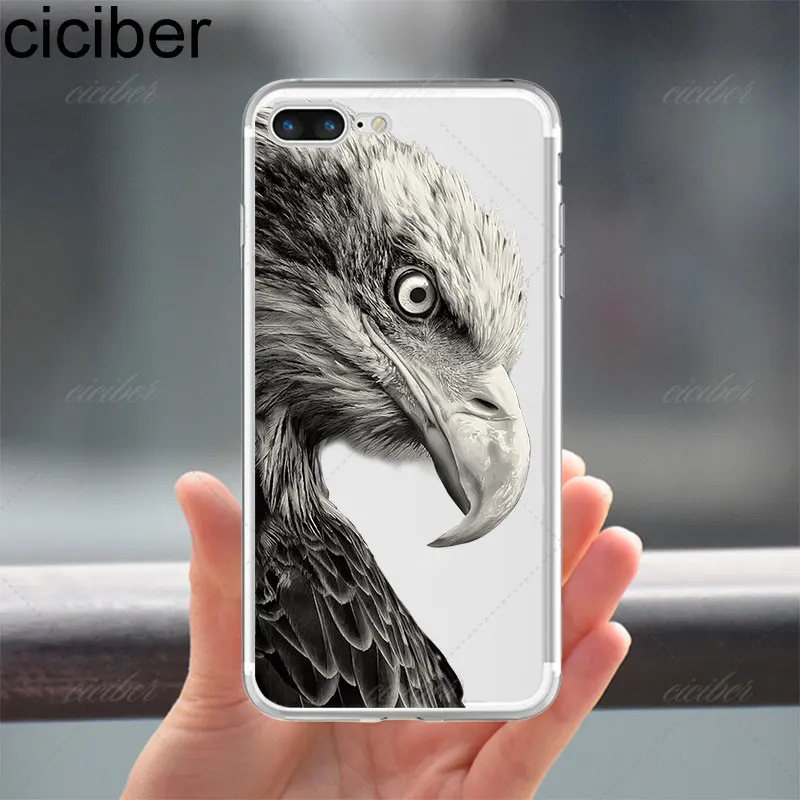 Мягкий чехол из ТПУ для iPhone 11 с котом слоном совой телефона Iphone 12 Pro Max Mini 7 6 6S 8 Plus 5S