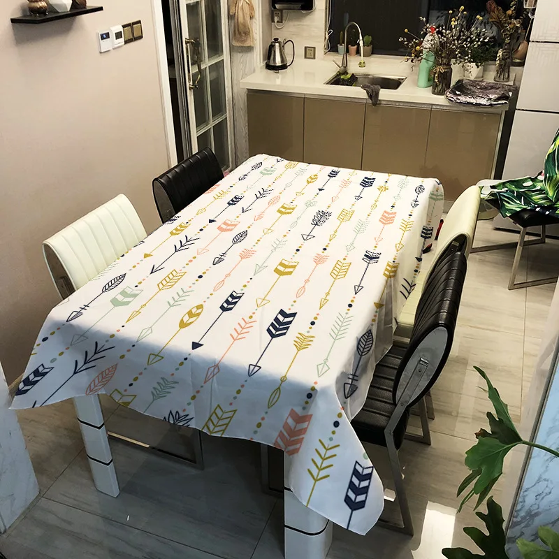 

Tablecloth Waterproof Polyester Printing Rectangular Household Coffee Table Cloth Tablecloth