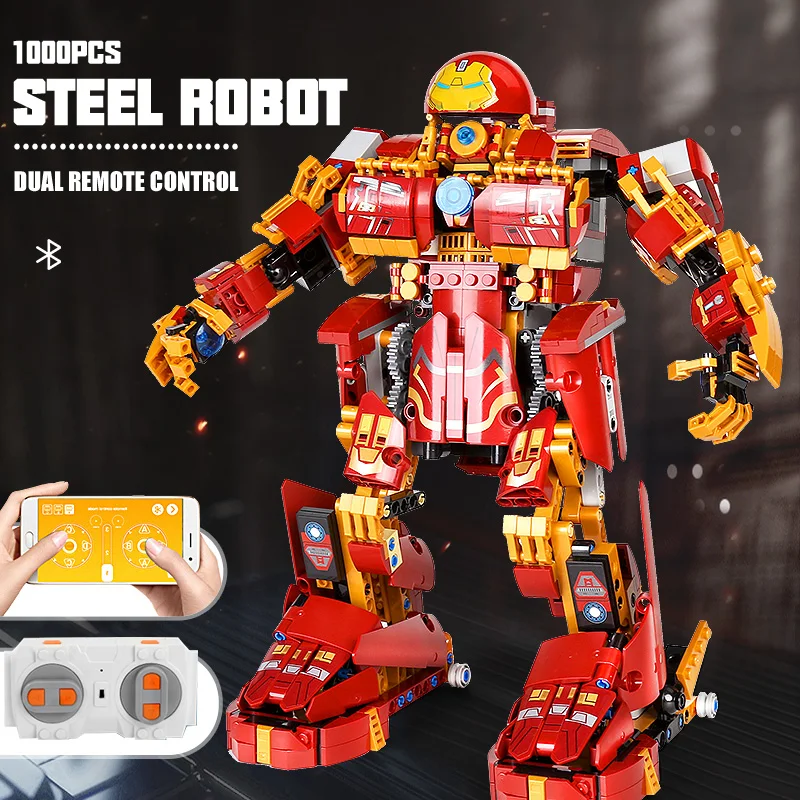 

MOULD KING 15039 Creative Toys The APP RC Motorized MK Buster Robot Model Assembly Building Blocks Bricks Kids Christmas Gifts