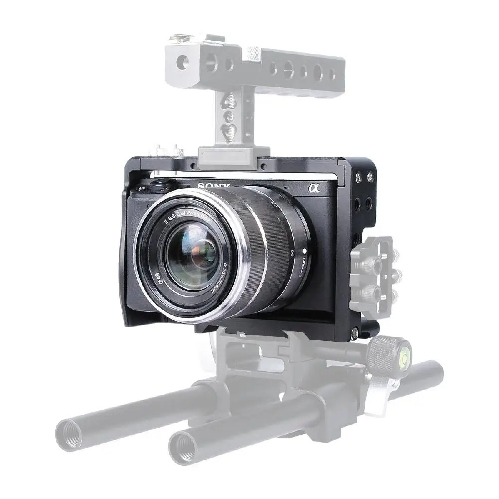 BEESCLOVER алюминиевая клетка Ручной Стабилизатор держатель для фотографии DSLR камера