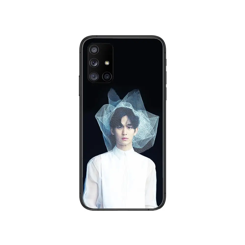 

Kpop Kim Soo Hyun style Phone Case Hull For Samsung Galaxy A 50 51 20 71 70 40 30 10 80 E 5G S Black Shell Art Cell Cove
