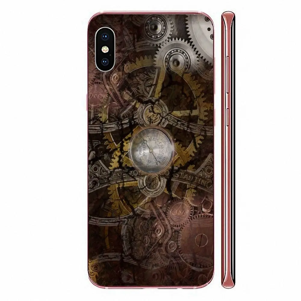 Популярный аппарат для камеры в стиле стимпанк из ТПУ Sony Xperia Z Z1 Z2 Z3 Z4 Z5 compact Mini M2 M4 M5