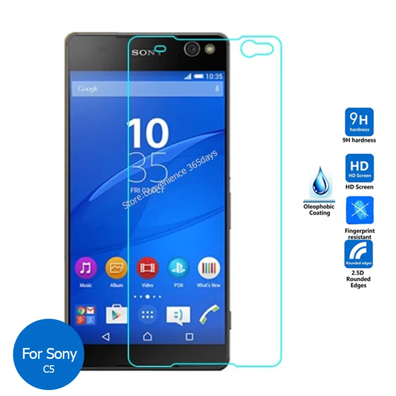 Закаленное защитное стекло для Sony Xperia C5 Ultra 9h защитная пленка на C 5 E5533 E 5533|tempered glass screen protector|glass protectorscreen protector |