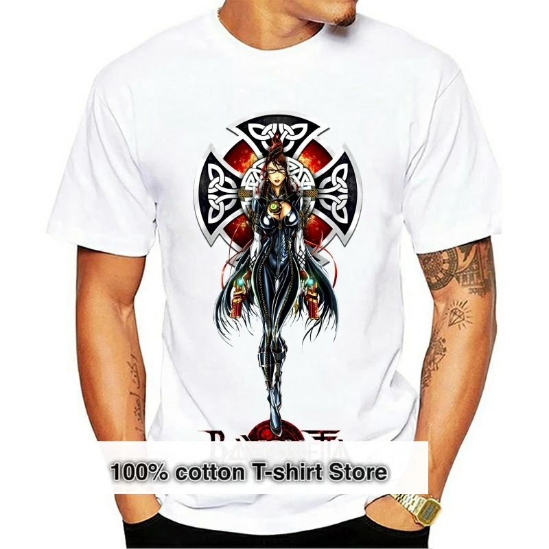 

Bayonetta short sleeve women men cotton t-shirt