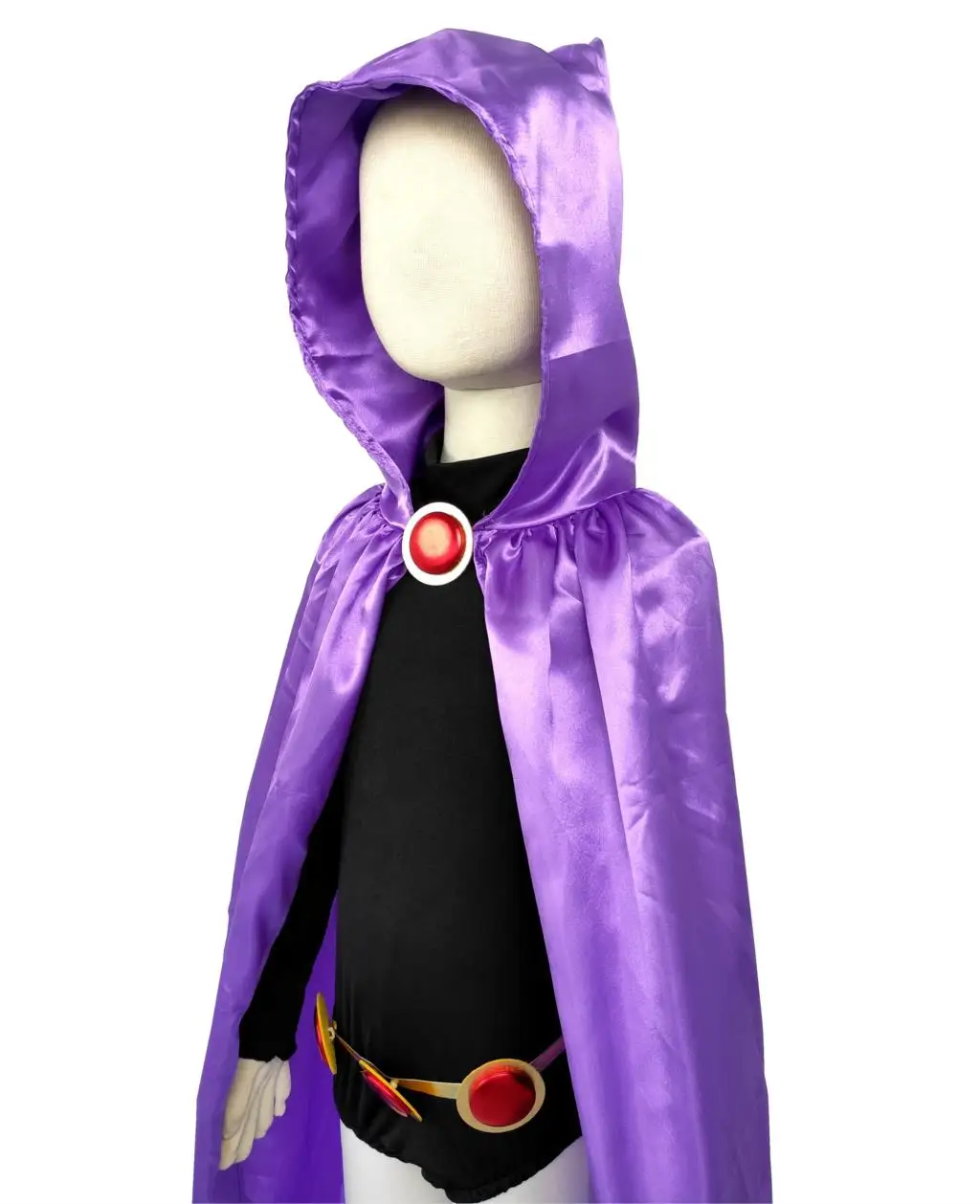 deluxe teen titan raven costume for cosplay halloween 4pcs1set halloween costume kidsadult szie free global shipping