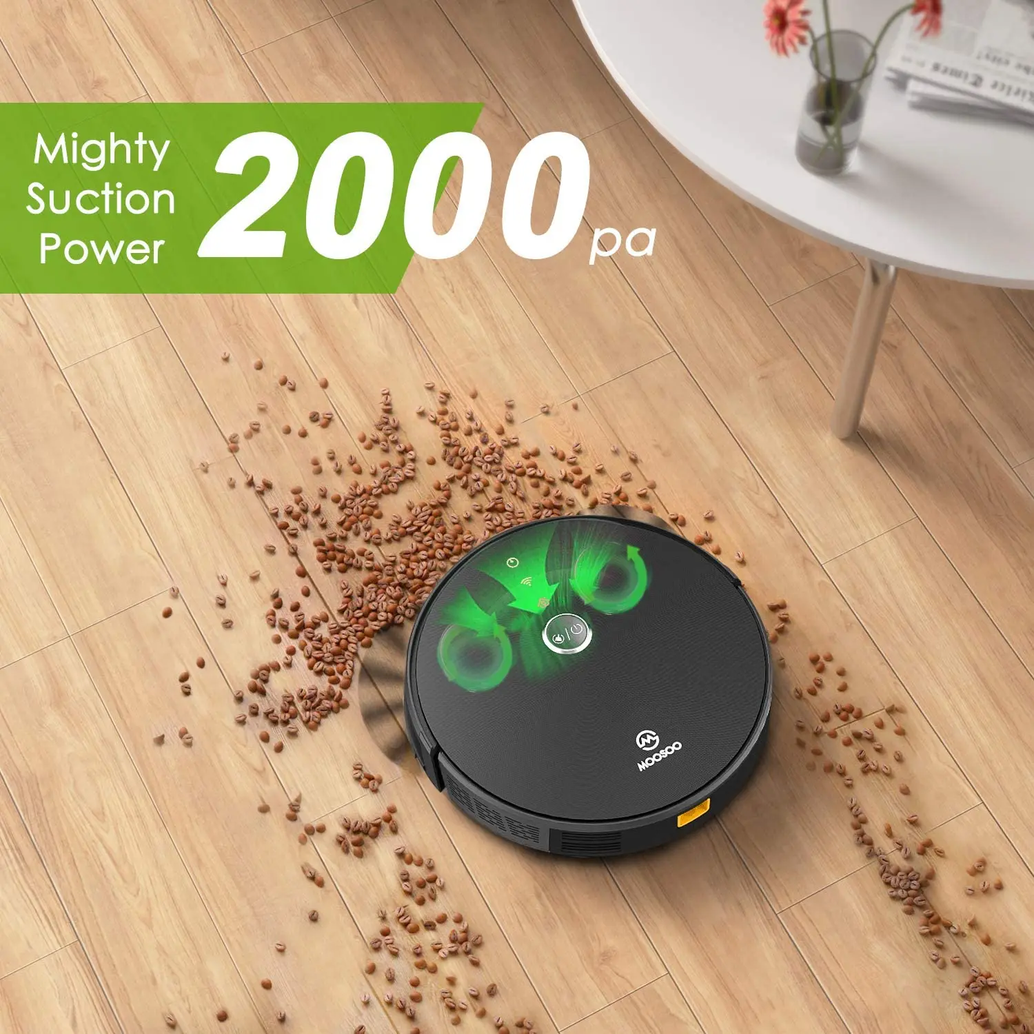 

MOOSOO RT30 Robot Vacuum Cleaner for Home Automatic Sweeping Dust Sterilize Smart Planned WIFI App Remote Control Auto Charge