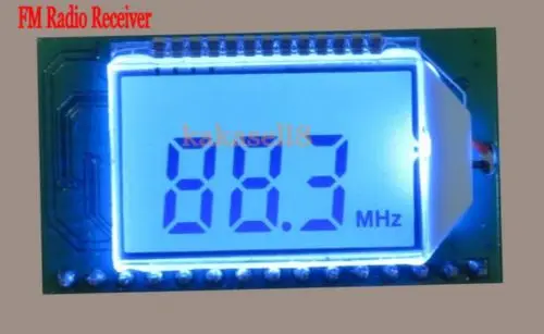 PLL LCD Цифровой FM радиоприемник Модуль 87-108 МГц беспроводной микрофон стерео |