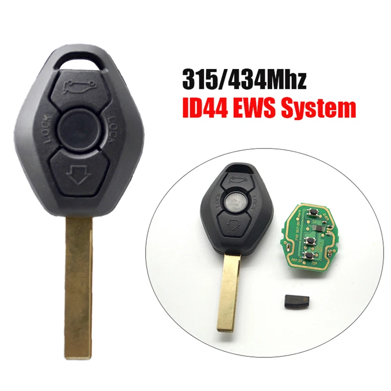 Дистанционный Автомобильный ключ B0020 чип транспондера HU92 315/434 МГц ID44 ДЛЯ BMW EWS X3 X5 Z3