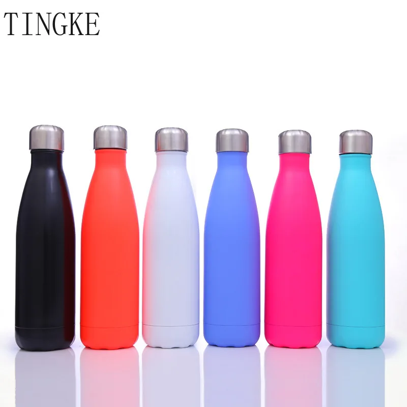 

500ml Double Wall Insulation Stainless Steel Thermos Kettle Vacuum Bottle Coffee Milk Cup Outdoor Travel Sports Thermos Coke Cup