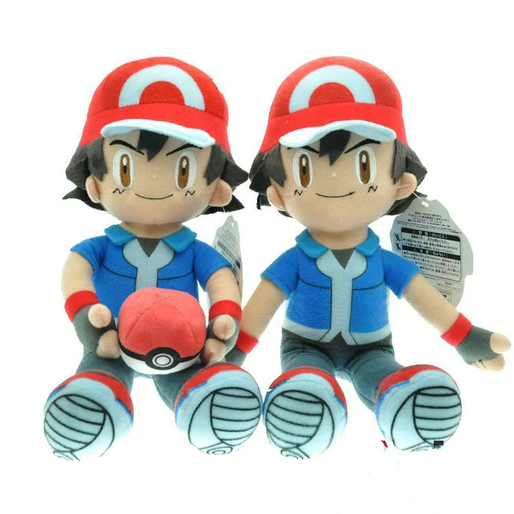 TAKARA TOMY Покемон 33 см Япония мультфильм аниме пепел Кетчум Мягкие плюшевые игрушки покемон плюшевые куклы игрушки подарки для детей