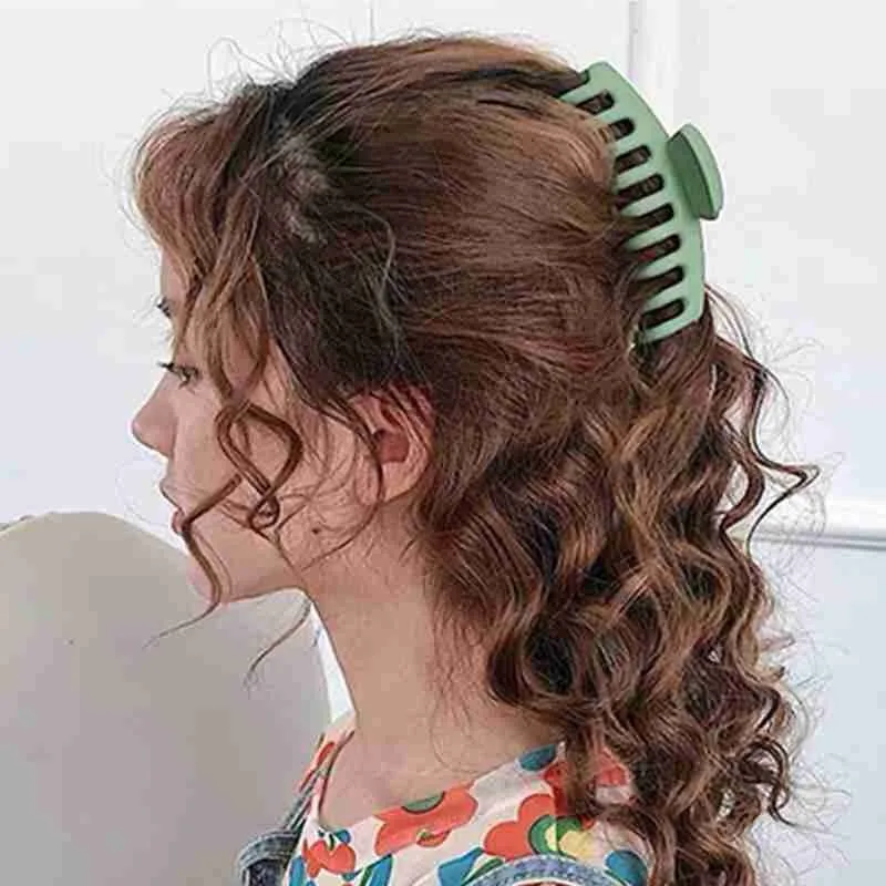 

Large Color Hairpin Hair Claws Acrylic Hair Clips Ponytail Clip Holder Hair Accessories Headwear Ornament