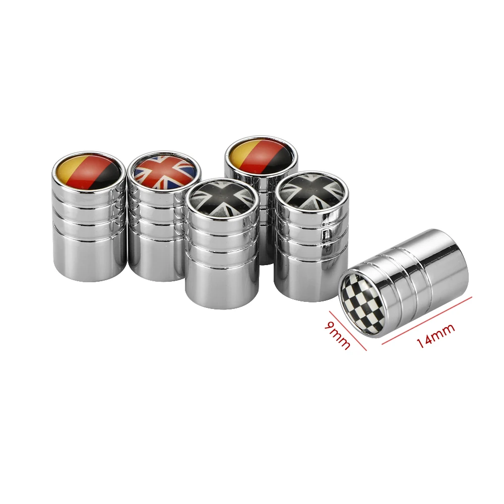 4 шт. Авто колесный обод шины Запчасти шток клапана винт Кепки для Mini Cooper R55 R60 R61 F54