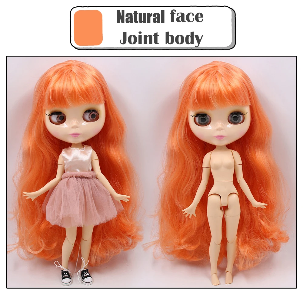 ICY Blyth Кукла № 2 глянцевое лицо натуральная кожа суставное тело 1/6 BJD Специальная цена 1/4 BJD, Pullip, Jerryberry, Licca игрушка подарок