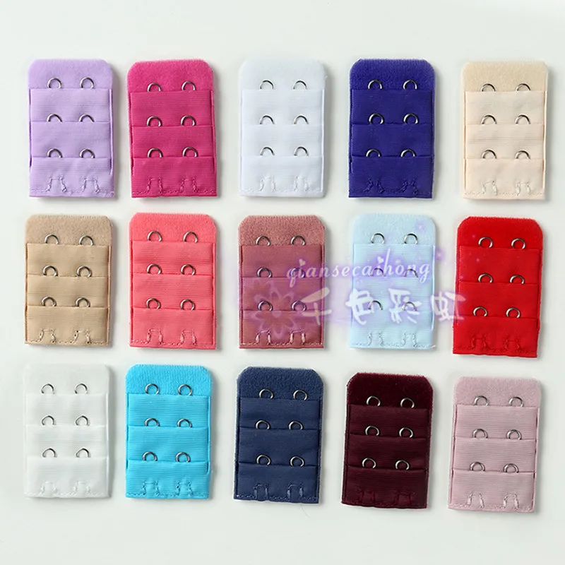 Нержавеющая сталь бюстгальтер расширитель 2 ряда 3 крючка эластичная