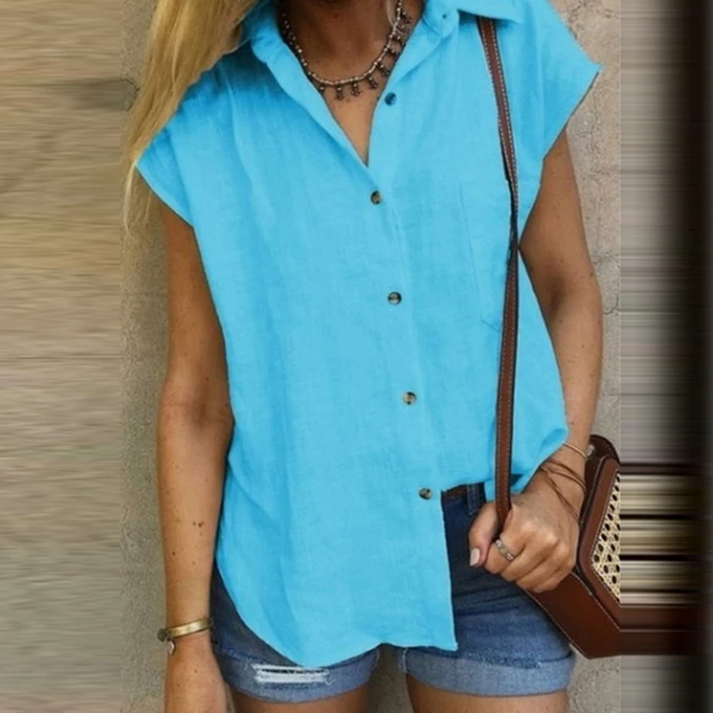 Новинка 2020 модные однотонные рубашки для отдыха кардиган на пуговицах с