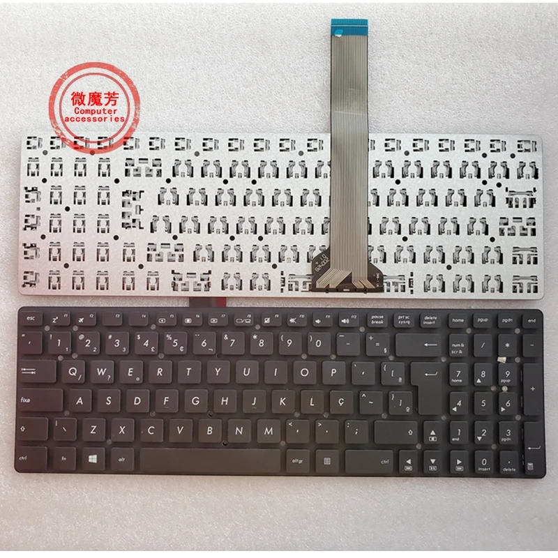 Клавиатура ноутбука BR Для Asus K55A A55C R500 R700 A55 K55 K55DE K55N K55VJ A55V K55V A55VM K55VD R500v R700V A55VJ