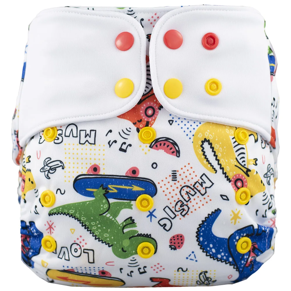 Водонепроницаемый детская Пеленка из моющейся ткани Многоразовые Высокое