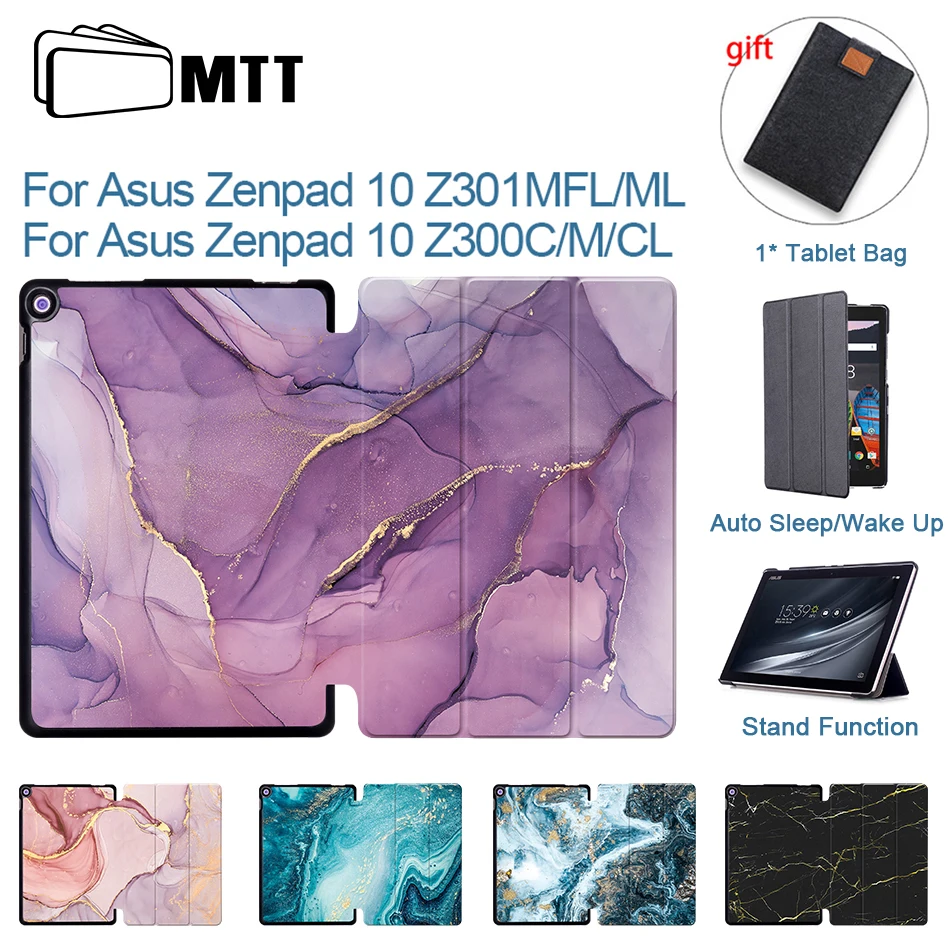 Мраморный чехол MTT для ASUS Zenpad 10 Z301MLF Z301ML подставка из искусственной кожи планшета 1